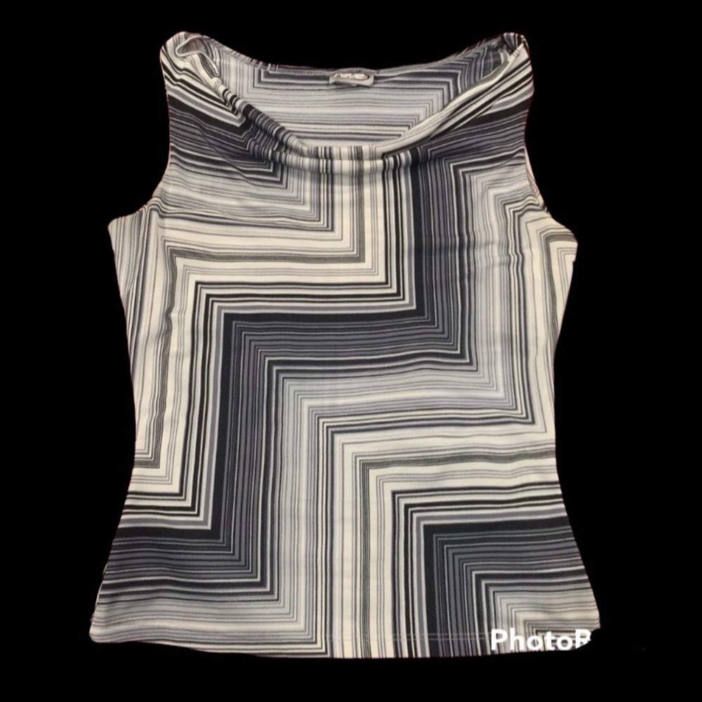 Vintage cowl neck tank